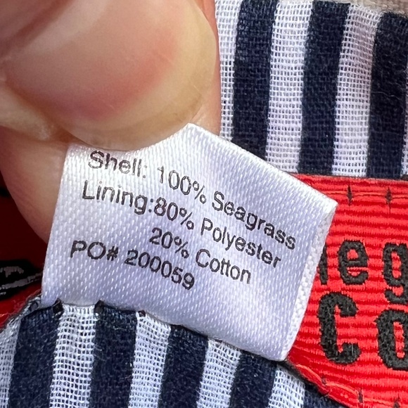 San Diego Hat Co. Woven Seagrass Straw Bag - Picture 10 of 12